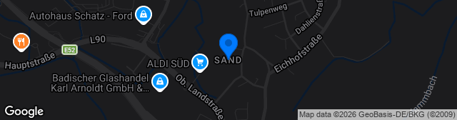 Map showing Rasenplatz Sand