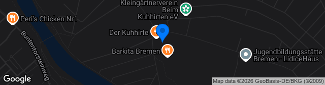 Map showing BSA Kuhhirten