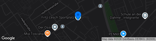 Map showing Fritz-Lesch-Sportplatz
