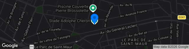 Map showing Stade Adolphe-Chéron