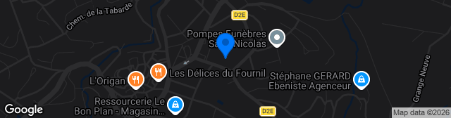 Map showing Stade Thomas Granjon