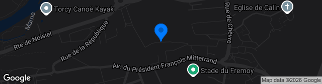 Map showing Complexe Sportif du Fremoy 1