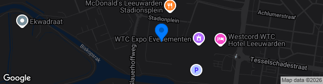 Map showing Kooi Stadion