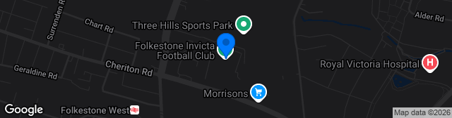 Map showing The Alcaline Stadium
