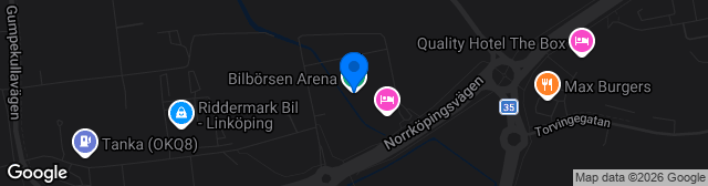 Map showing Bilbörsen Arena
