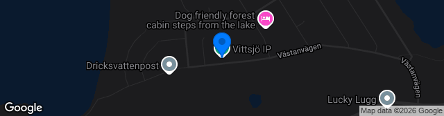 Map showing Vittsjö IP
