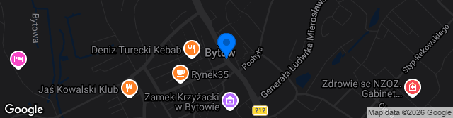 Map showing Stadion MOSiR