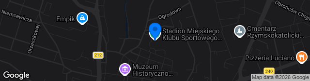 Map showing Stadion Miejski Chojnice