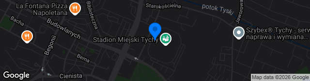 Map showing Stadion Miejski