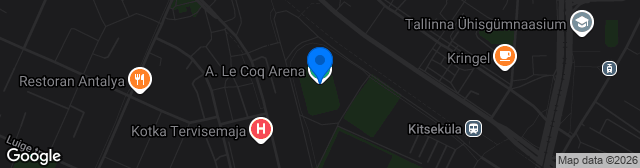 Map showing A. Le Coq Arena I muru