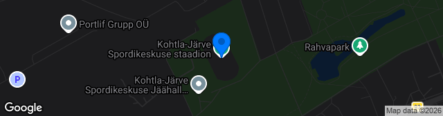 Map showing Spordikeskuse staadion