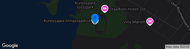 Map showing Kuressaare linnastaadion