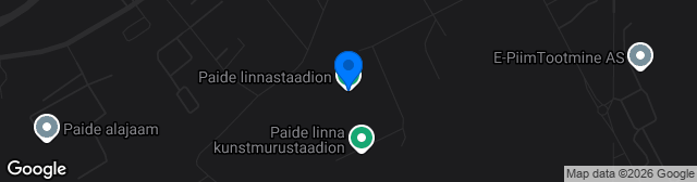 Map showing Paide linnastaadion