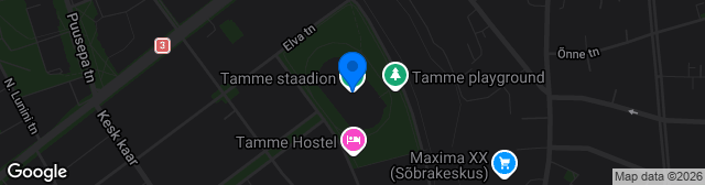 Map showing Tamme staadion