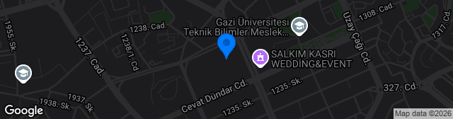 Map showing Ostim Stadı