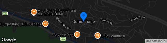 Map showing Gümüşhane Şehir Stadı