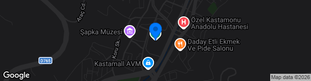 Map showing Kastamonu Gazi Stadyumu