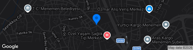 Map showing Menemen Şehir Stadı