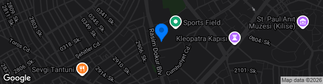 Map showing Burhanettin Kocamaz Stadı