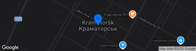 Map showing Stadion Prapor