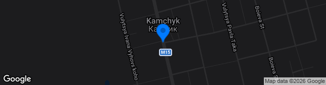 Map showing Stadion im. Boris Tropanets