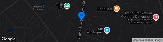 Map showing Miskyi Tsentral'nyi Stadion Rukh