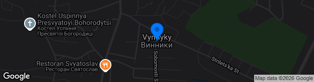 Map showing Stadion im. Bohdan Markevycha