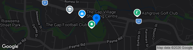 Map showing Walton Bridge Reserve