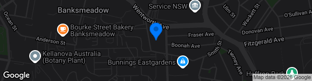 Map showing Hensley Athletic Field