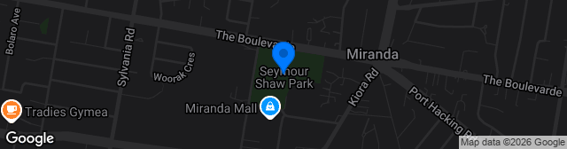 Map showing Seymour Shaw Park