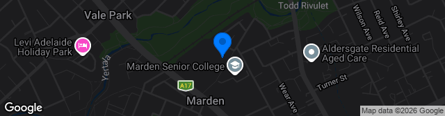Map showing Marden Sports Complex