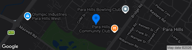 Map showing The Paddocks