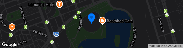 Map showing Lakeside Stadium