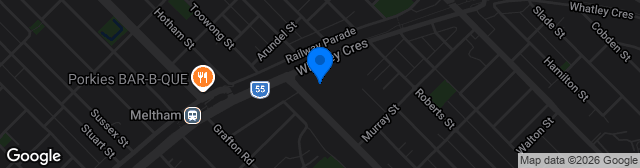 Map showing Frank Drago Reserve