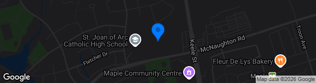 Map showing St. Joan of Arc Turf Field