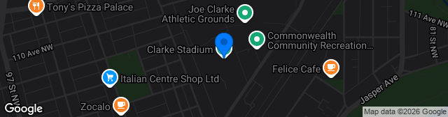 Map showing Clarke Field