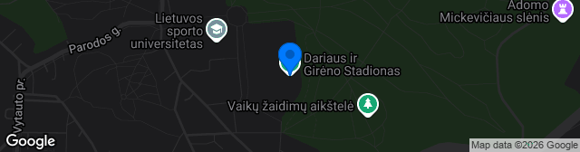 Map showing S. Dariaus ir S. Girėno stadionas