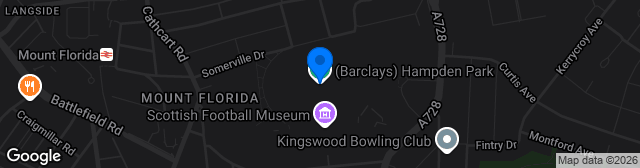 Map showing Hampden Park