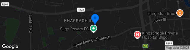 Map showing The Showgrounds
