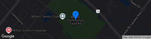 Map showing Milton Community Park