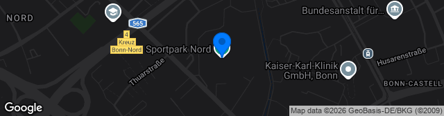 Map showing Sportpark Nord