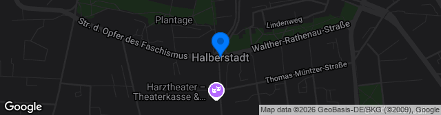 Map showing Friedensstadion