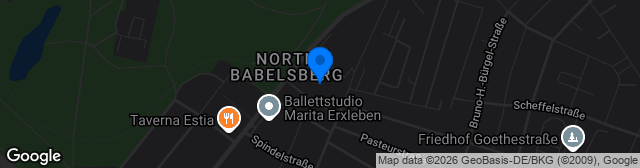 Map showing Karl-Liebknecht-Stadion