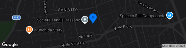 Map showing Stadio Rino Mercante