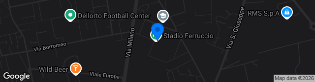 Map showing Stadio Ferrucio