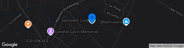 Map showing Sportpark Zuid