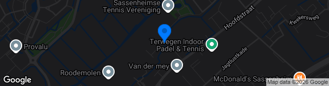 Map showing Sportpark De Roodemolen