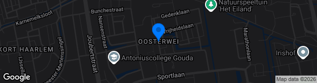 Map showing Sportpark Oosterwei