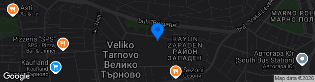 Map showing Stadion Ivailo