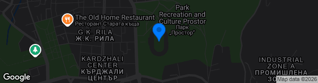Map showing Arena Arda